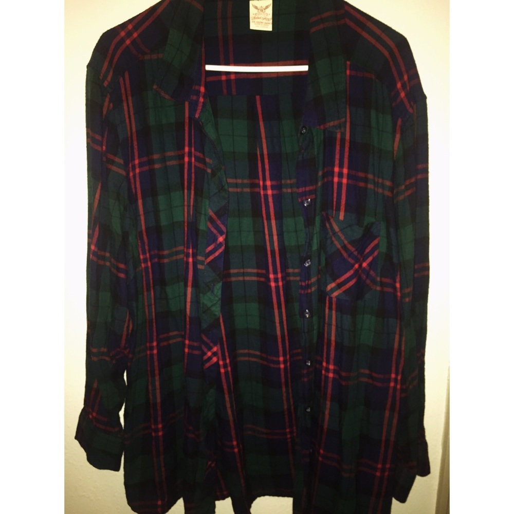 Green flannel